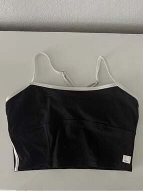 Vuori Black allTheFeels Corset Tank